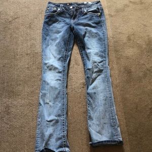 Size 27 Miss Me boot cut jeans